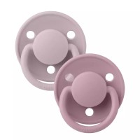 Πιπίλα Bibs De Lux Silicone One Size 2 Τεμ Dusky Lilac/Heather