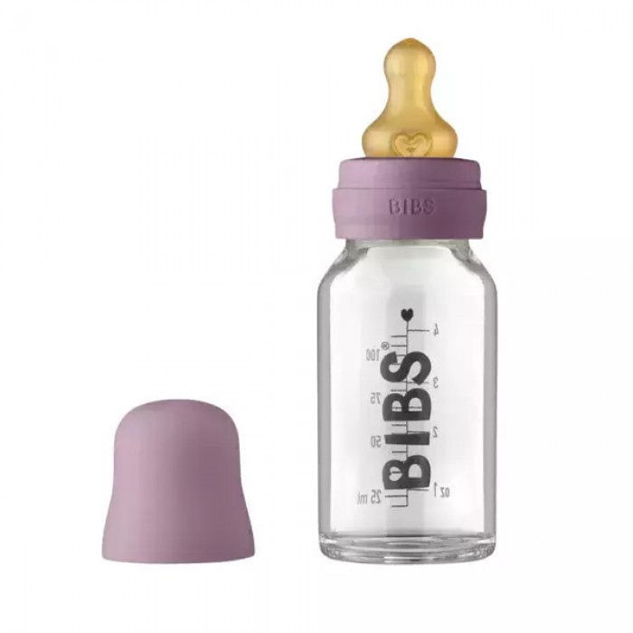 Γυάλινο Μπιμπερό Bibs Latex Mauve 110Ml