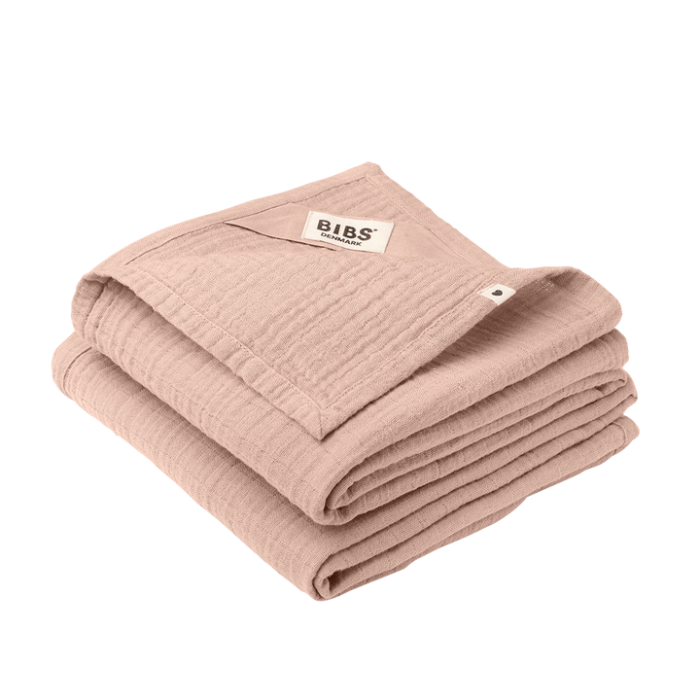 Πανάκια Muslin Bibs 2Τεμ Blush