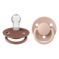 Πιπίλα Bibs De Lux Silicone One Size 2 Τεμ Woodchuck/Blush