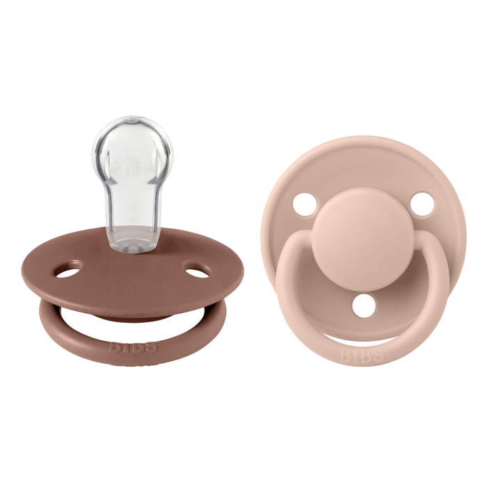 Πιπίλα Bibs De Lux Silicone One Size 2 Τεμ Woodchuck/Blush