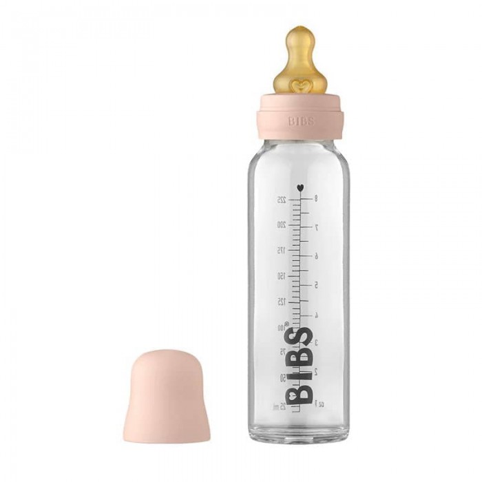 Γυάλινο Μπιμπερό Bibs 225ML Latex Blush