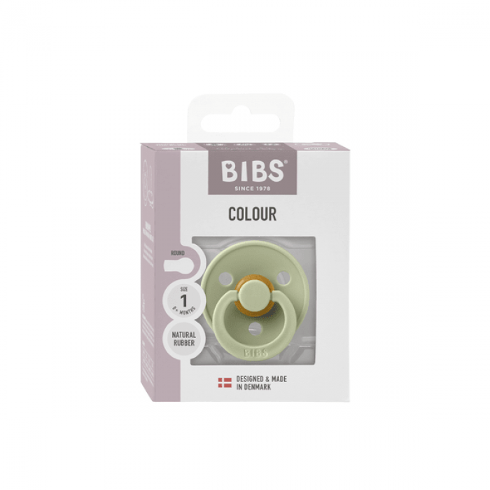 Πιπίλα Bibs Colour Sage Στρογγυλή No 1