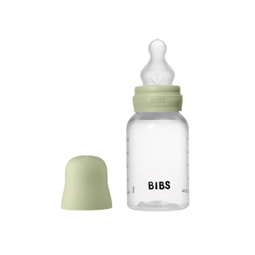 Plastic Bottle Bibs Silicone 150ml Sage