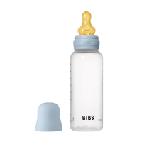 Plastic Bottle Bibs 270ml Medium Flow Baby Blue