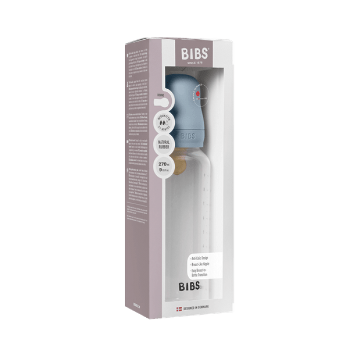 Πλαστικό Μπιμπερό Bibs 270ml Medium Flow Baby Blue