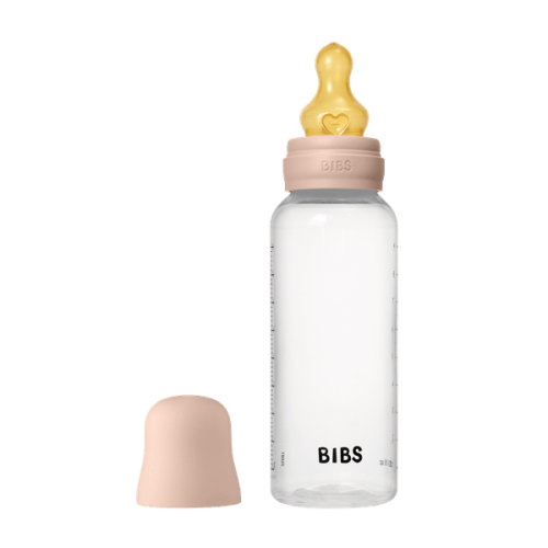 Plastic Bottle Bibs 270ml Medium Flow Blush