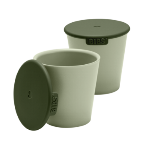 Bibs Cup Set 2Pcs Sage