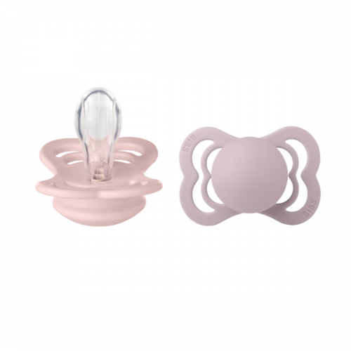Πιπίλα Bibs 2 Τεμ Supreme Σιλικόνη 0-6M Blossom/Dusky Lilac
