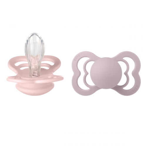 Πιπίλα Bibs 2 Τεμ Supreme Σιλικόνη 6-18M Blossom/Dusky Lilac