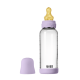 Γυάλινο Μπιμπερό Bibs Boheme Στρογγυλή Θηλή Latex 240Ml Violet Sky