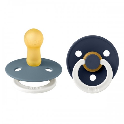 Πιπίλα Bibs 2Τεμ Colour Latex No 2 Glow Petrol/Deep Space