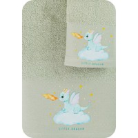 Towels Set 2PCS Dragon In 2 Colors