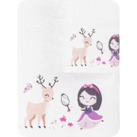 Towels Set 2PCS Princess In 2 Colors