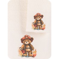 Towels Set 2PCS Firefighter In 2 Colors