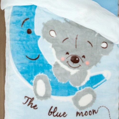 Blue Moon Crib Blanket In 2 Colors