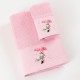 Towels Set 2PCS Umbrella Pink