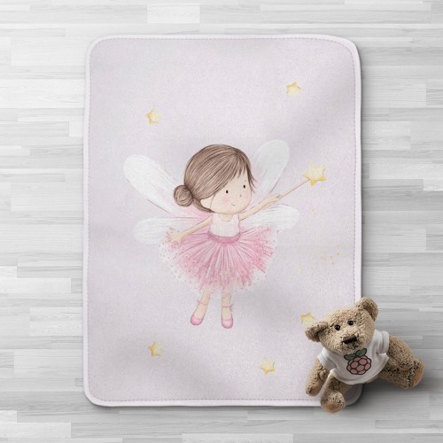 Fantasia Crib Blanket Lilac