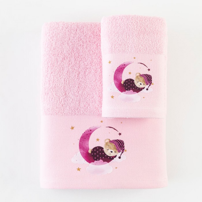 Towels Set of 2 Sleeping Bear