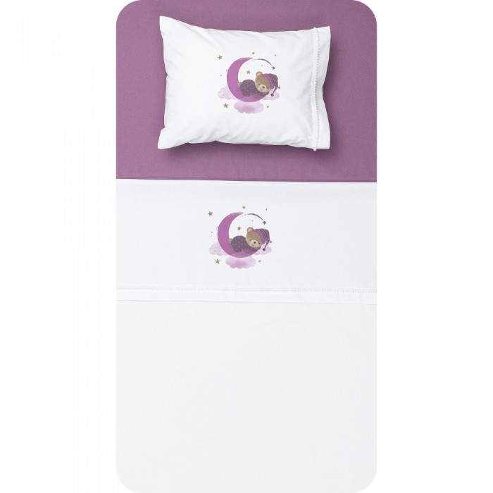 Sleeping Bear Crib Sheet Set in 2 Colors