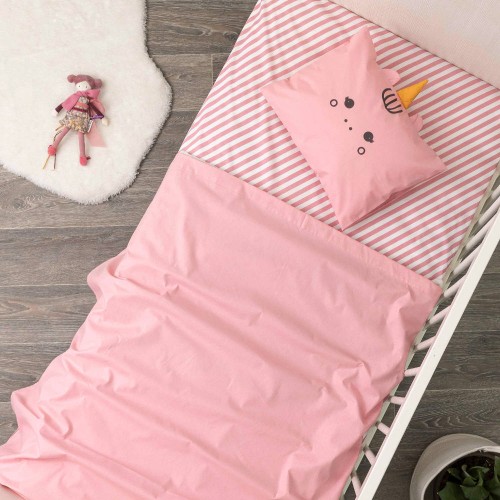 Crib Sheet Set Unicorn 3D Pink