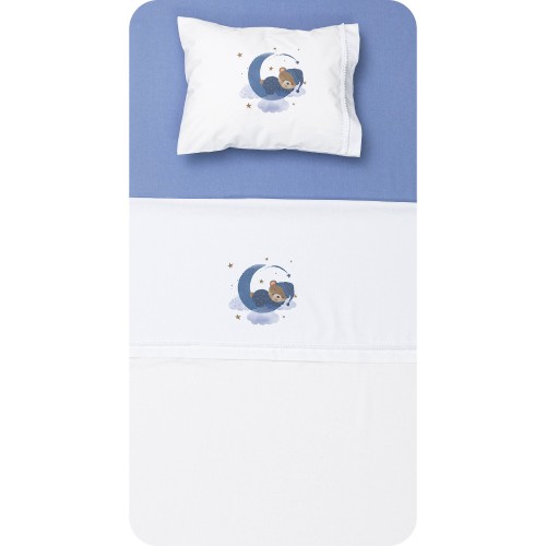 Sleeping Bear Crib Sheet Set in 2 Colors
