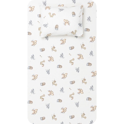 Rexy Flannel Crib Sheet Set