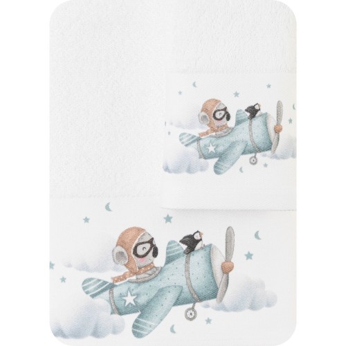 Towels Set of 2 Pcs Aviator