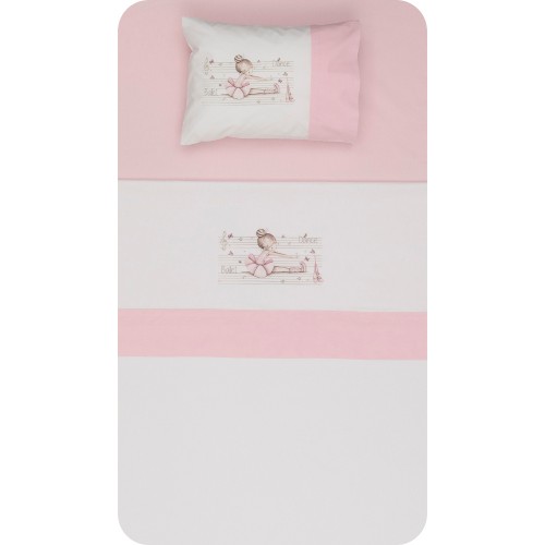 Ballerina Crib Sheets Set