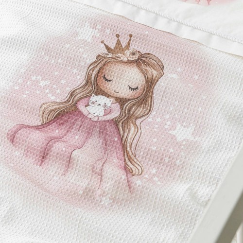 Κουβέρτα Πικέ Κούνιας Little Queen