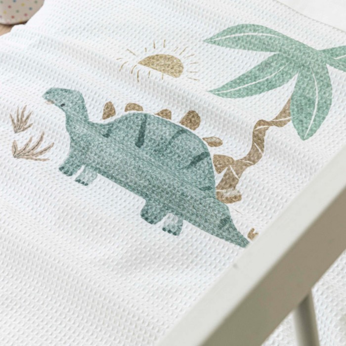 Pique Crib Blanket Stompy