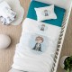 Κουβέρτα Πικέ Κούνιας Little King