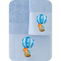 Towels Set 2PCS Rexy In 2 Colors