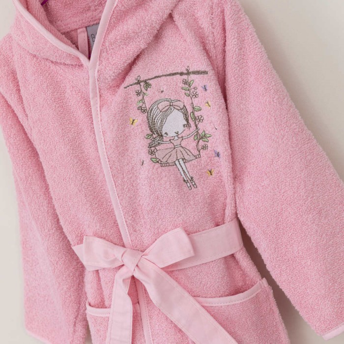 Bathrobe Baby Swing Pink