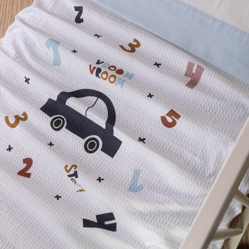 Pique Car Cot Blanket