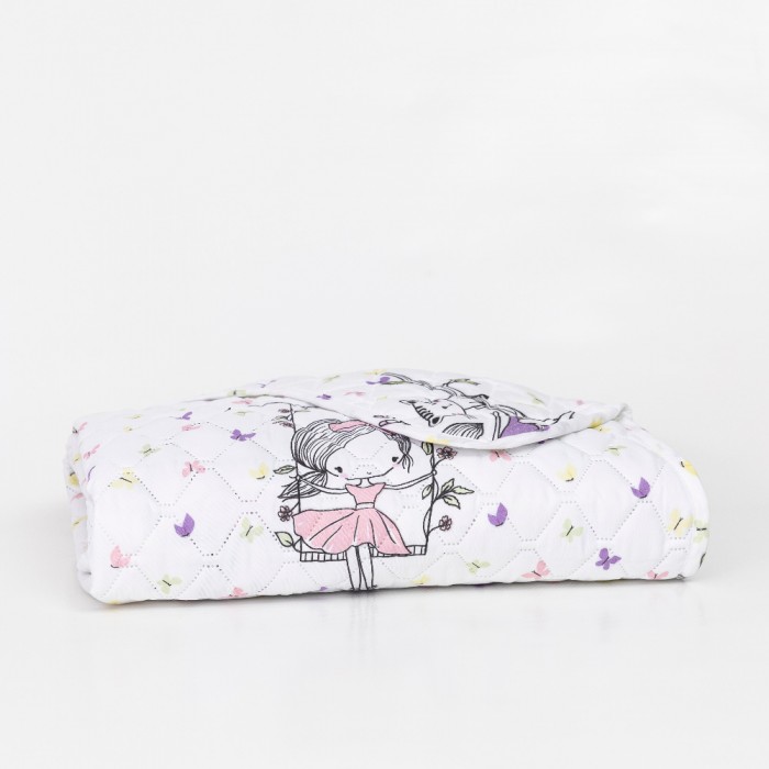 Swing Cot Cover White