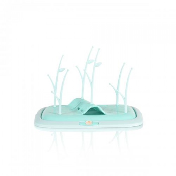 Bottle Drying Rack Coral Green
