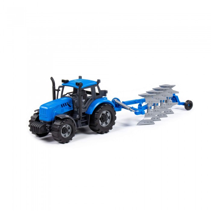 Παιχνίδι Friction Powered Plough Tractor Blue