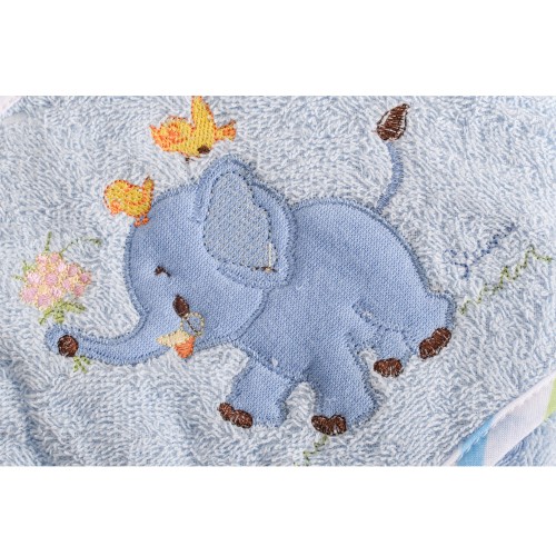Hooded Towel Manny Blue