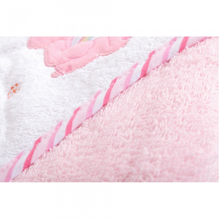 Hooded Towel Manny Pink