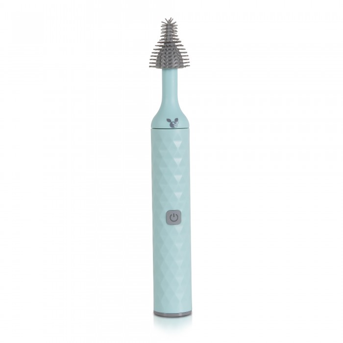 Electric Wireless Baby Bottle And Teat Brush Blue