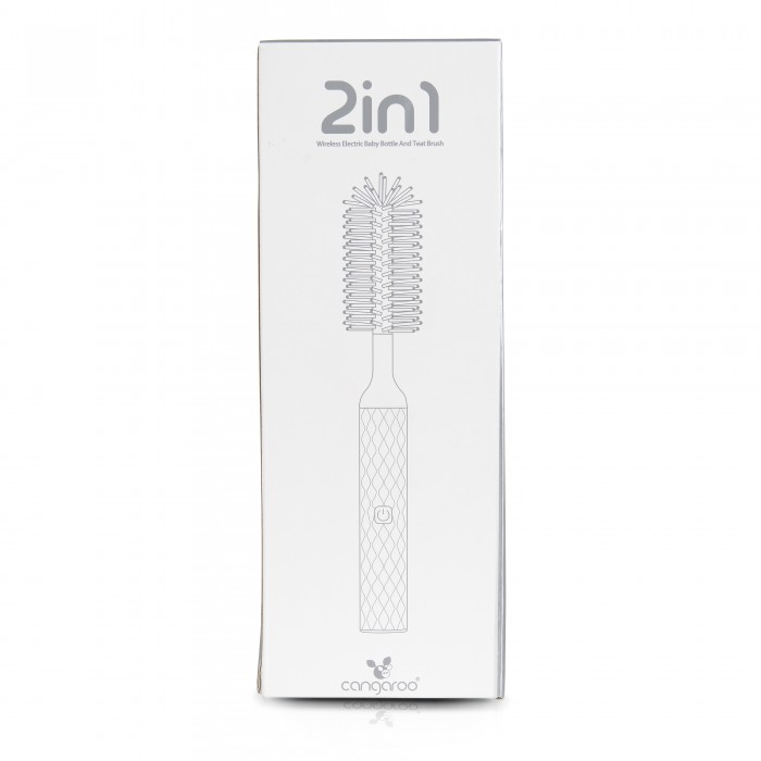Electric Wireless Baby Bottle And Teat Brush Blue