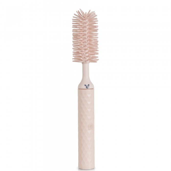 Electric Wireless Baby Bottle And Teat Brush Pink