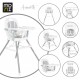 High Chair 3 in 1 Amaretti Grey