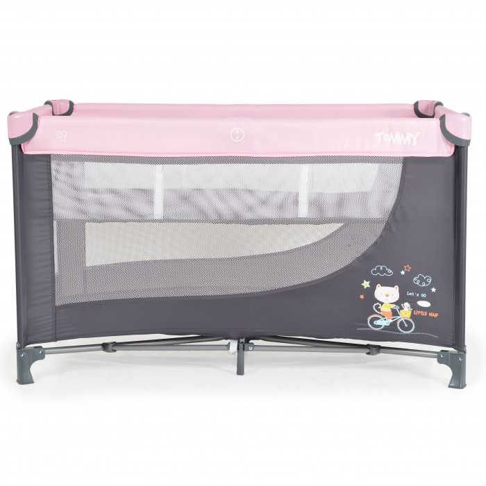 Folding Cot Tommy Pink