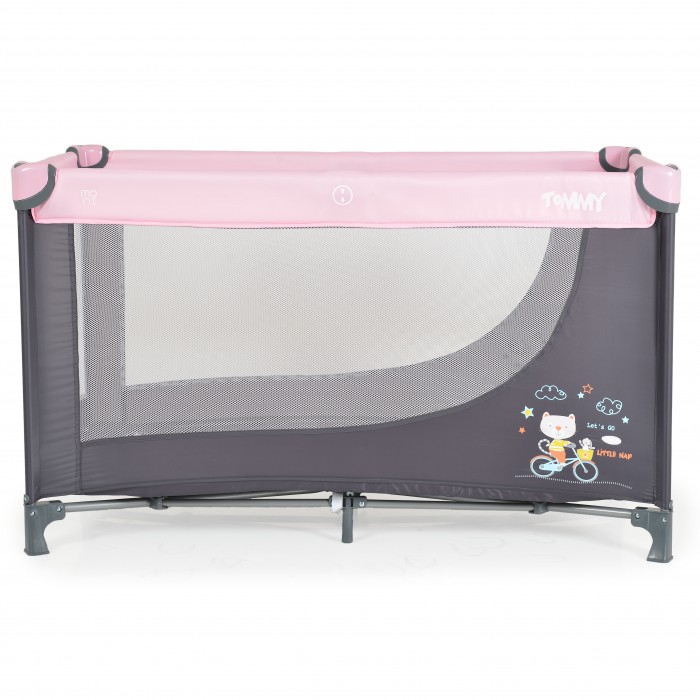 Folding Cot Tommy Pink