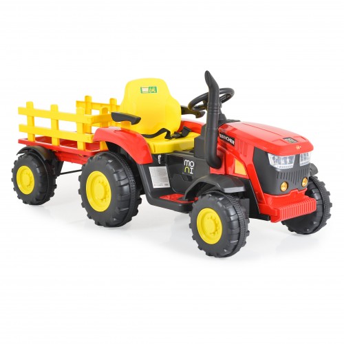 Tractor With Trailer Rancher Red