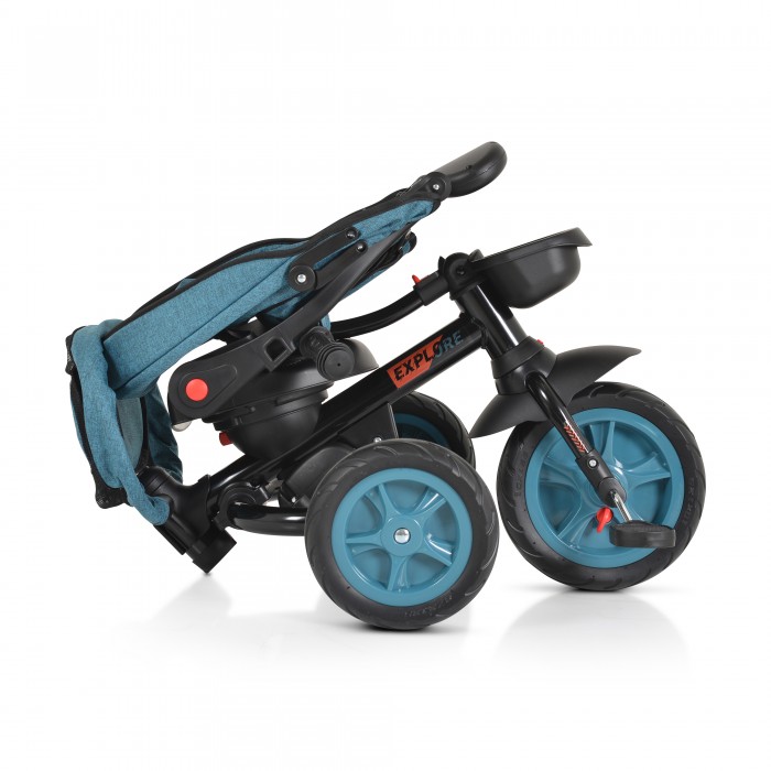 Tricycle Explore Foldable Handlebar Turqouise