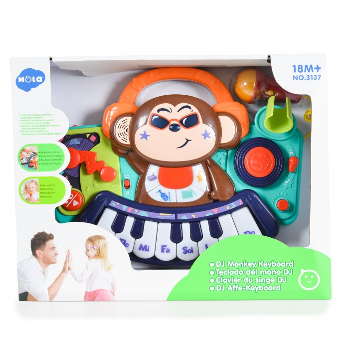 Πιανάκι Hola DJ Monkey Keyboard 3137