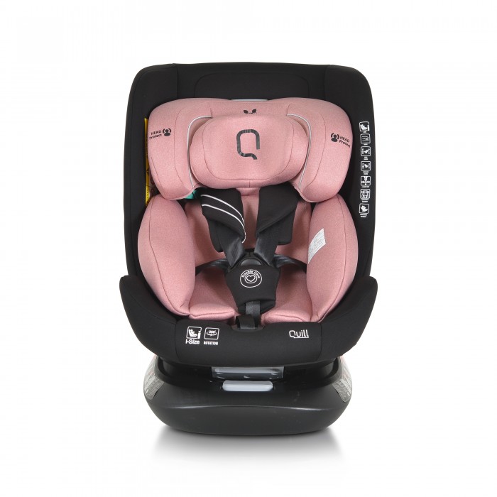 Car Seat Quill I-Size 40-150cm Isofix Pink